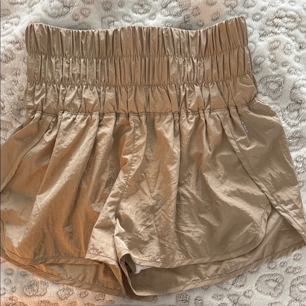 Free people tan shorts